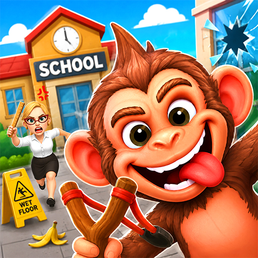 Monkey Student: School Prank