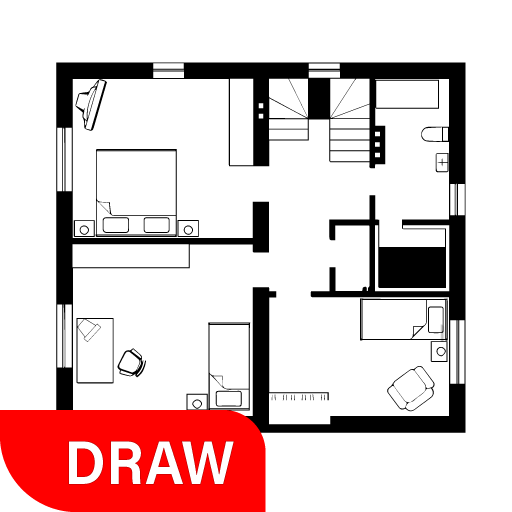 Modern House Design Draw House icon