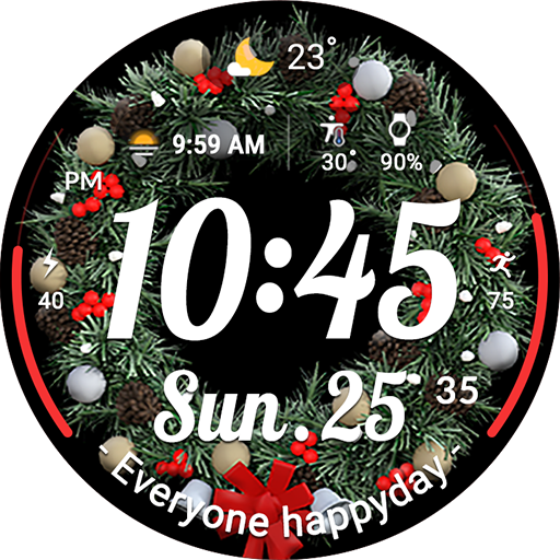 ACRO Happy Christmas Watchface icon